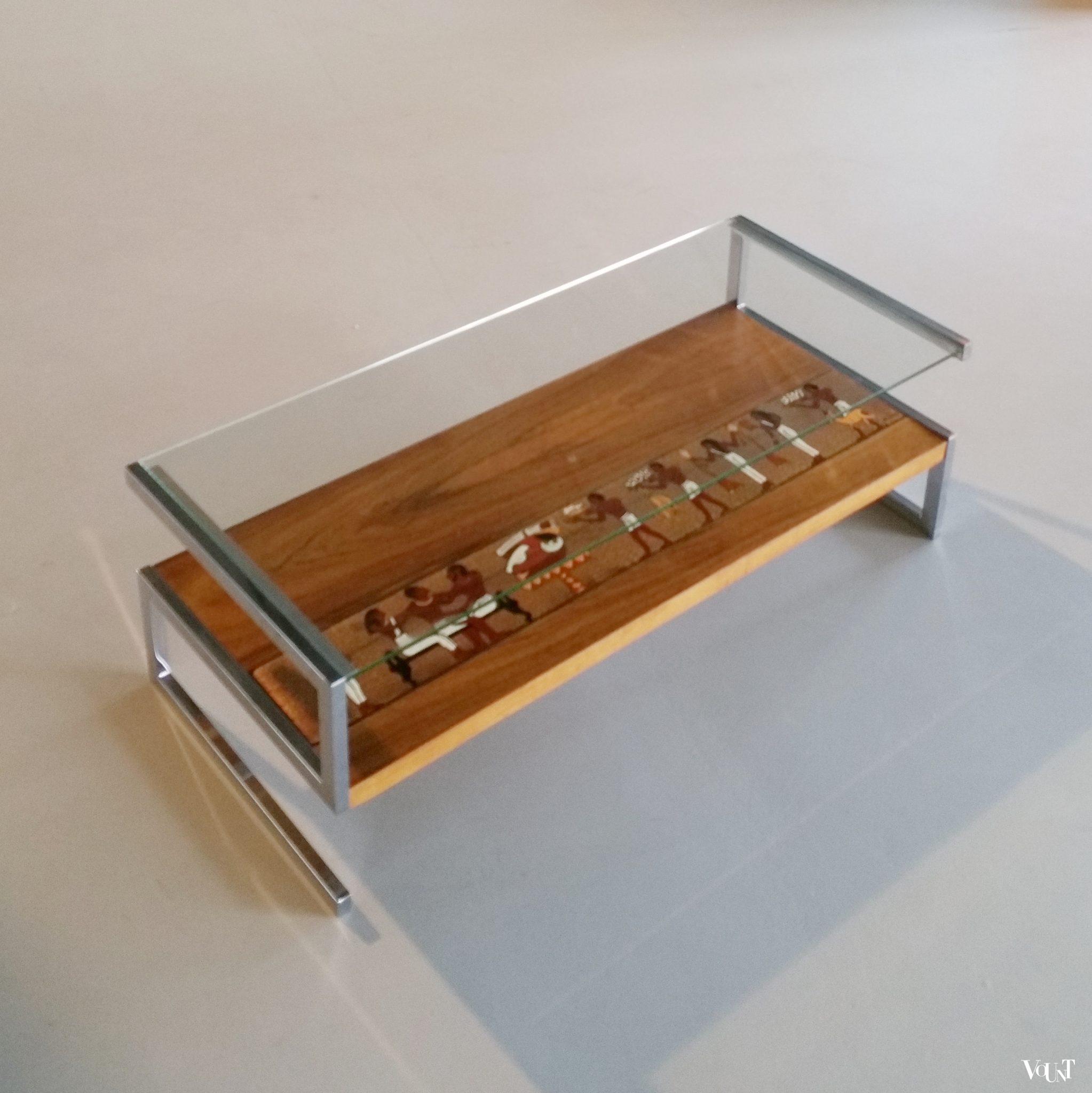 Salontafel met Egyptische voorstelling, De Nisco, jaren '60