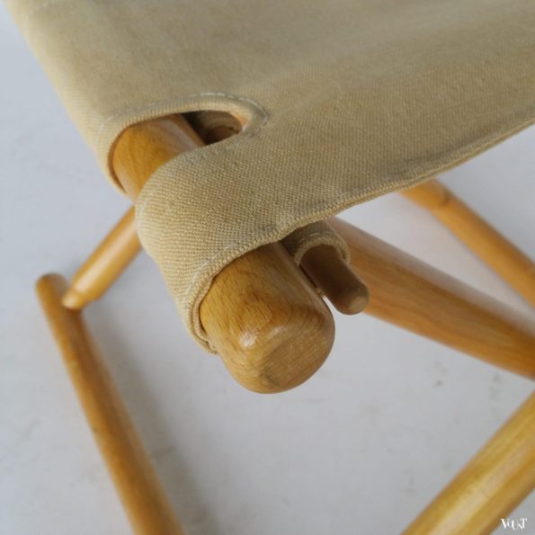 Set van 2 opklapbare stoelen, jaren '60