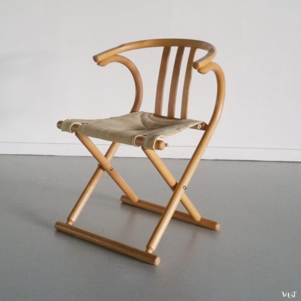 Set van 2 opklapbare stoelen, jaren '60