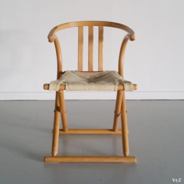 Set van 2 opklapbare stoelen, jaren '60