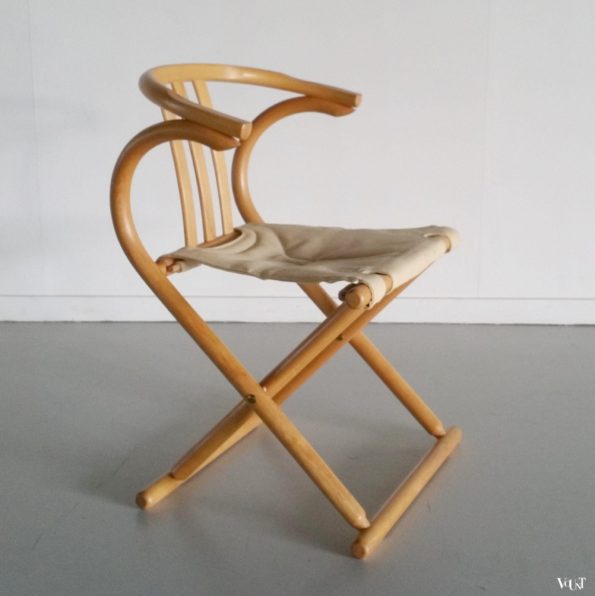 Set van 2 opklapbare stoelen, jaren '60