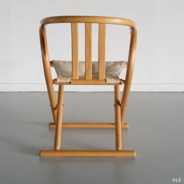Set van 2 opklapbare stoelen, jaren '60