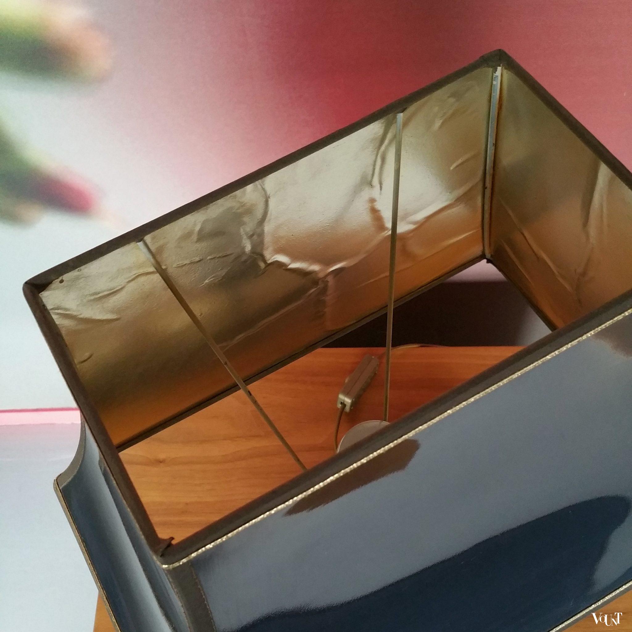 Tafellamp messing eend, jaren '70