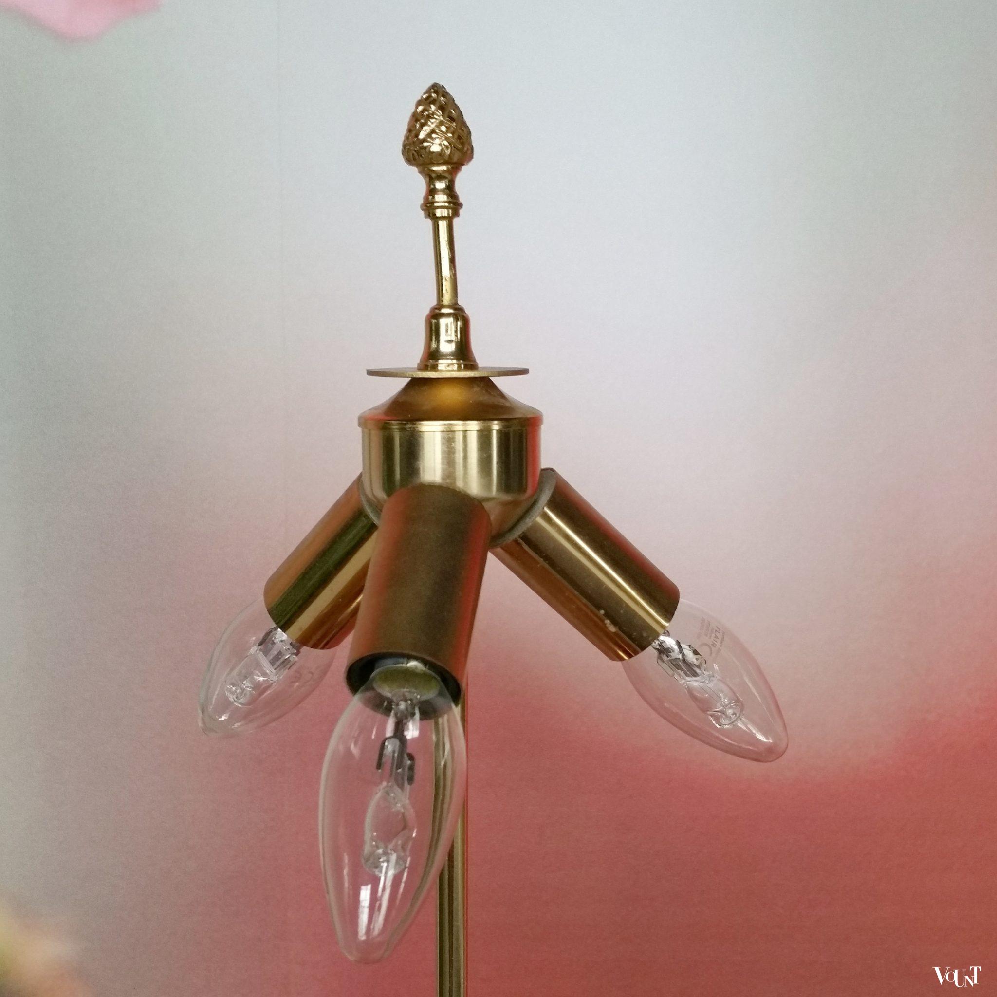 Ananas lamp / pineapple leaf tafellamp, jaren '70