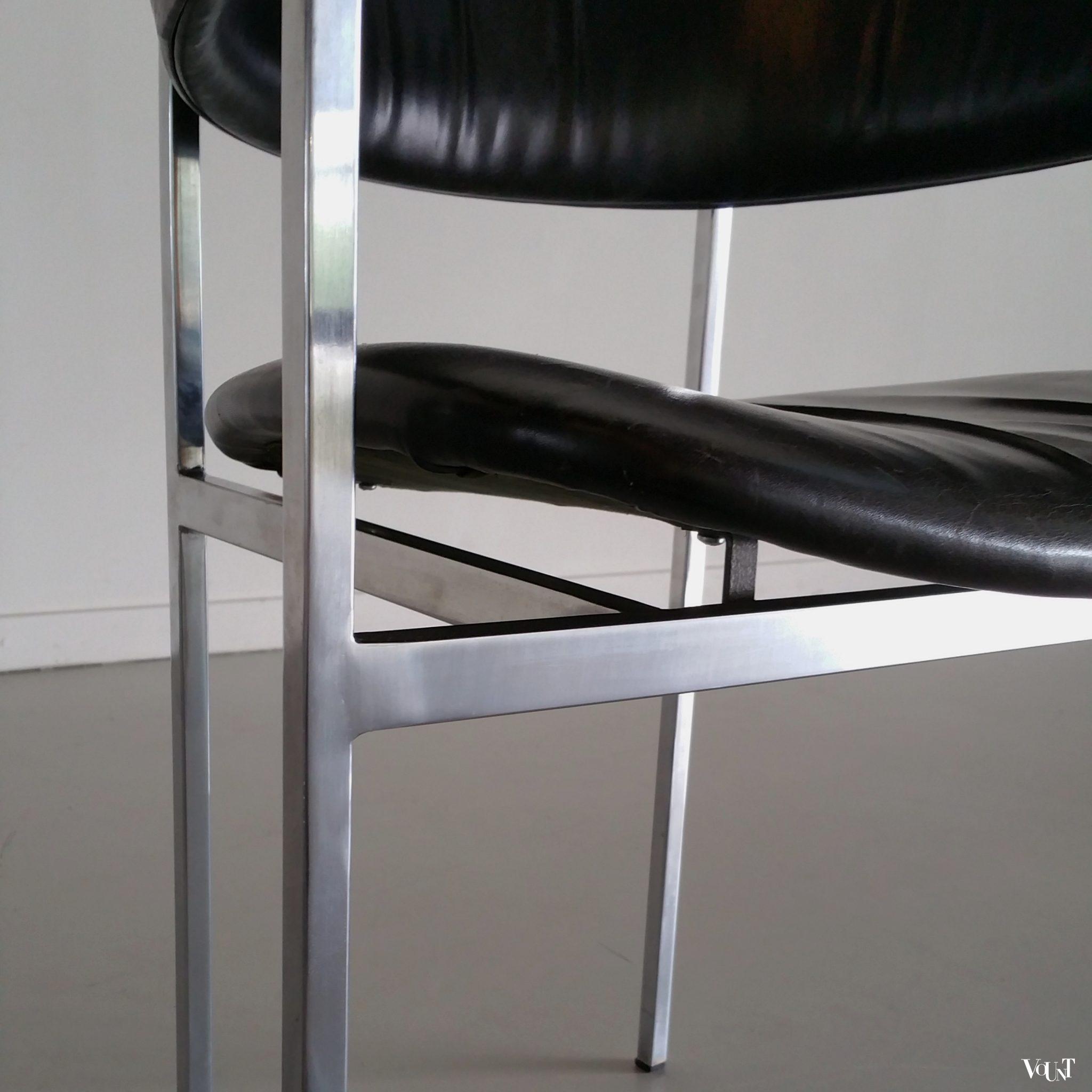 Beta bureaustoel/armstoel, Rudolf Wolf voor Van Gaasbeek-Van Tiel, jaren '60