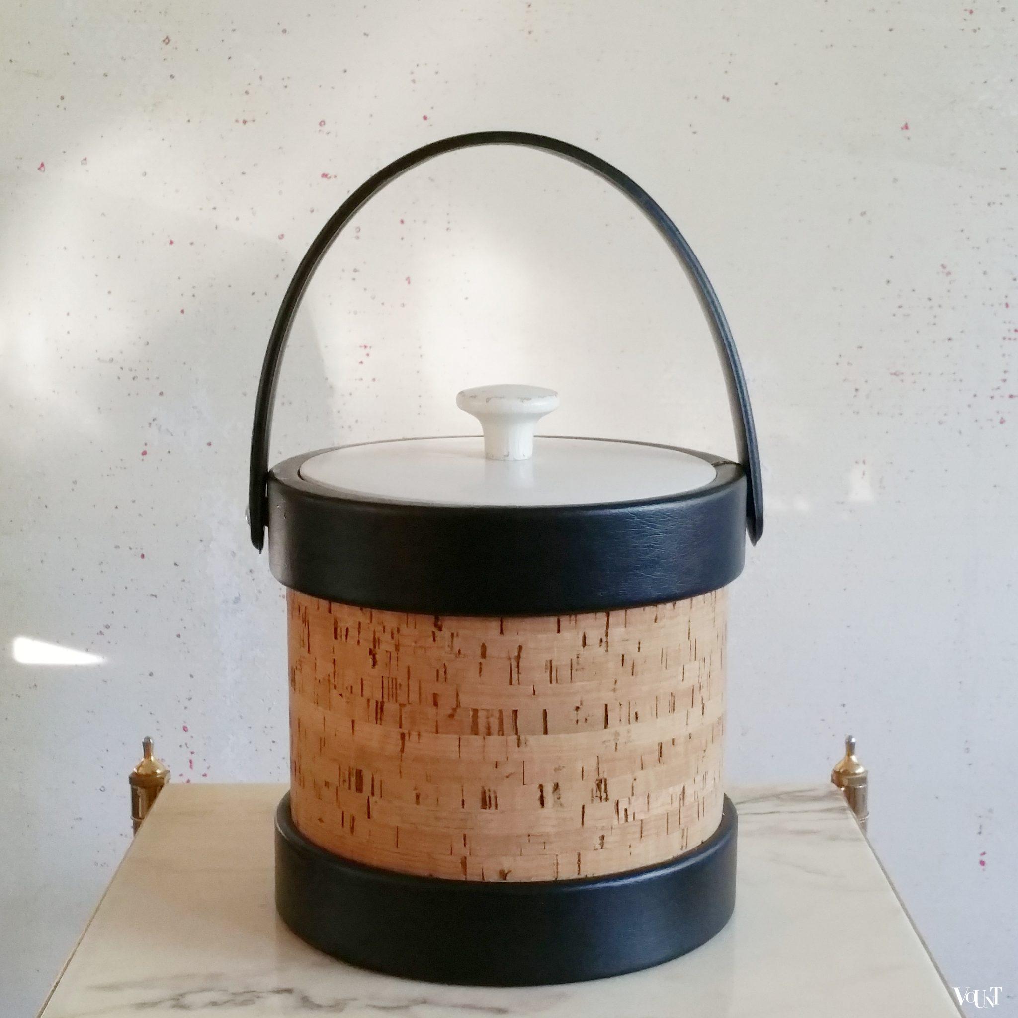 Vintage ijsemmer kurk, Italië, jaren '70