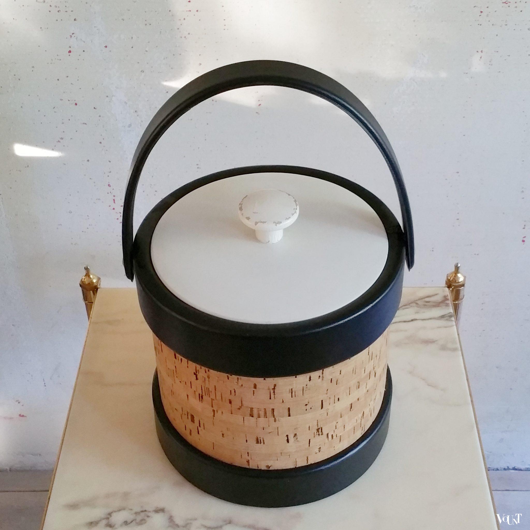 Vintage ijsemmer kurk, Italië, jaren '70