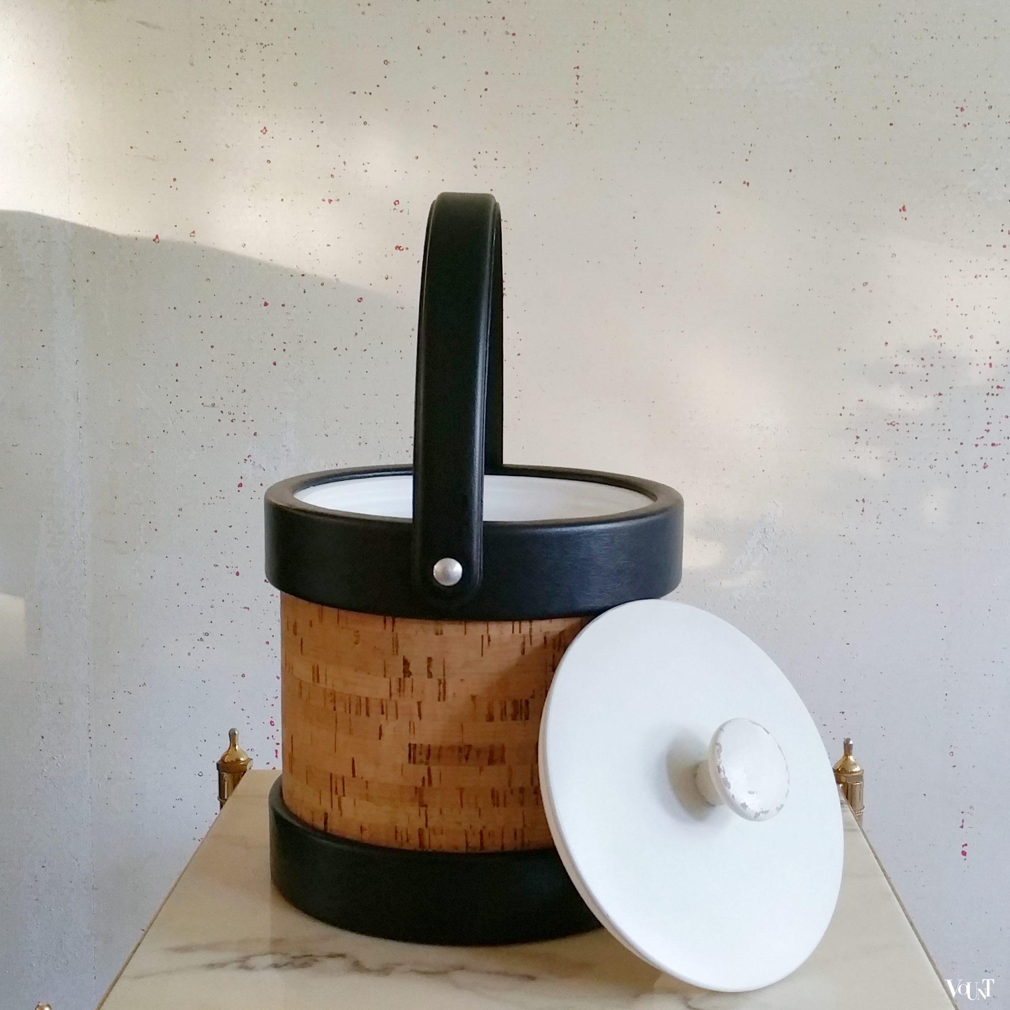 Vintage ijsemmer kurk, Italië, jaren '70