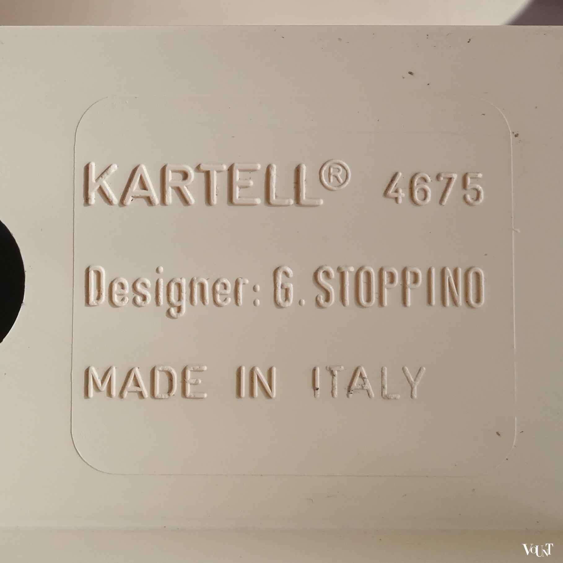 Portariviste 4675 lectuurhouder, Giotto Stoppino voor Kartell, jaren '70