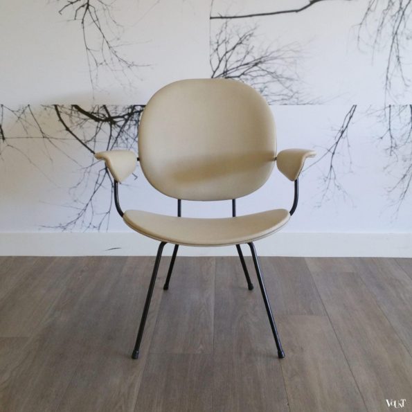 Set van 2 fauteuils 302, W.H. Gispen voor Kembo, jaren '50