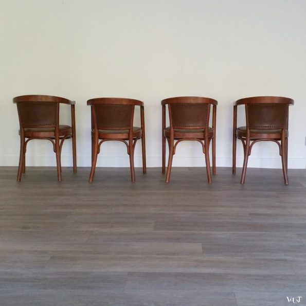 Set van 4 Thonet stoelen A968F, jaren '30