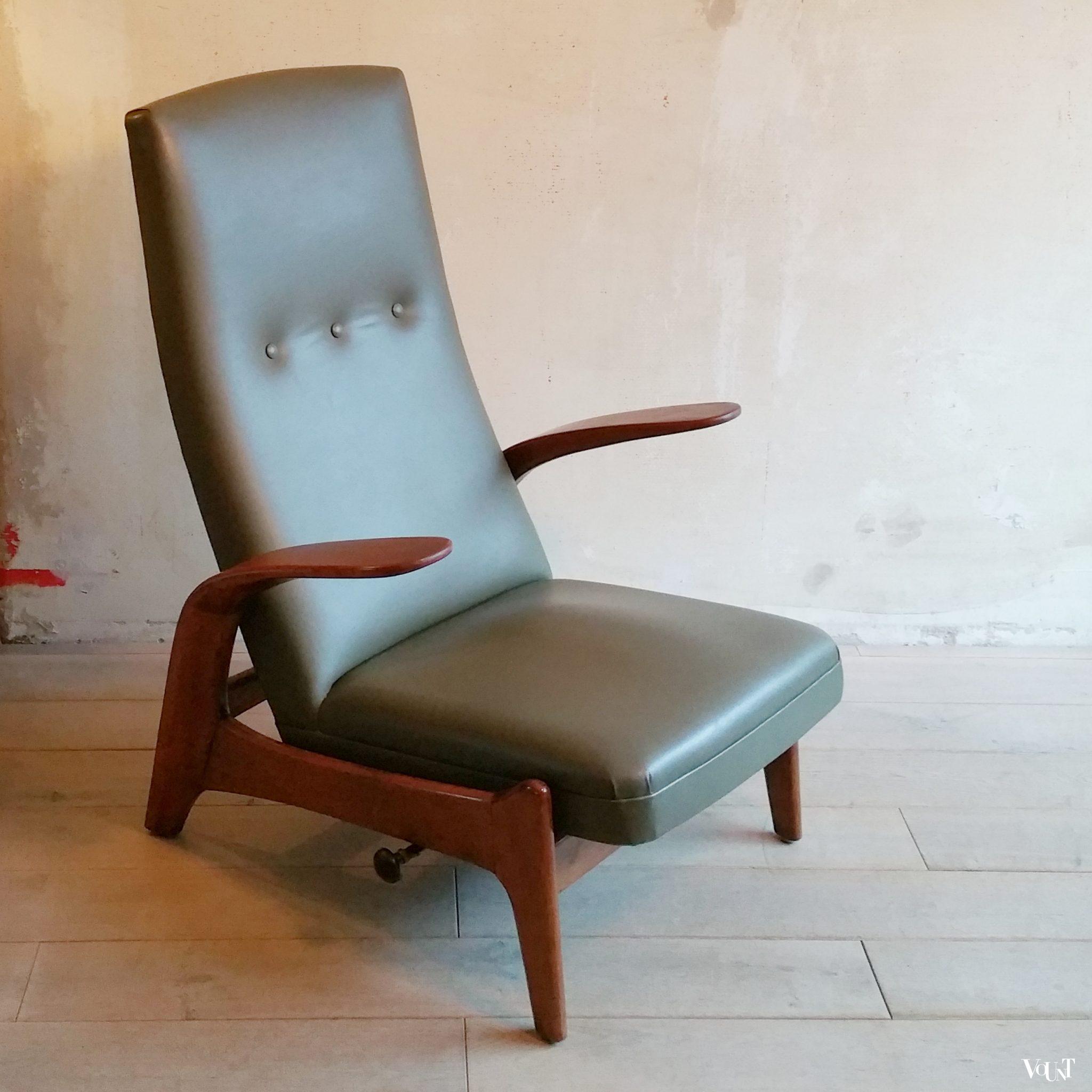 Rock 'n Rest verstelbare fauteuil van Gimson & Slater, jaren '60