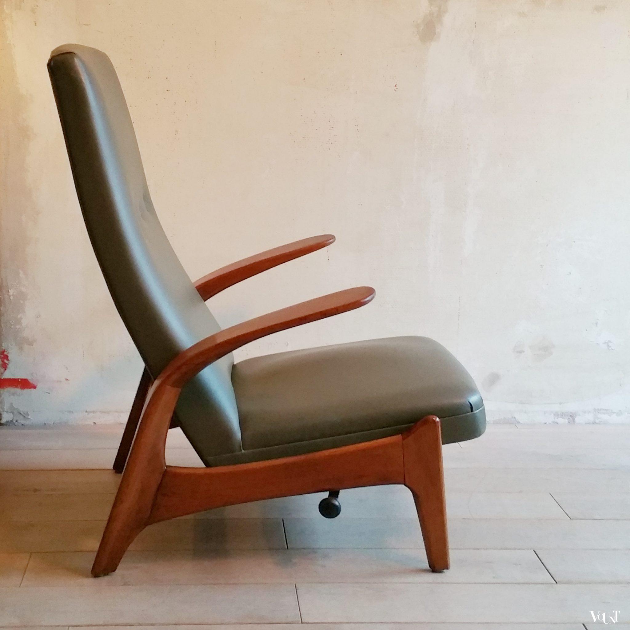 Rock 'n Rest verstelbare fauteuil van Gimson & Slater, jaren '60