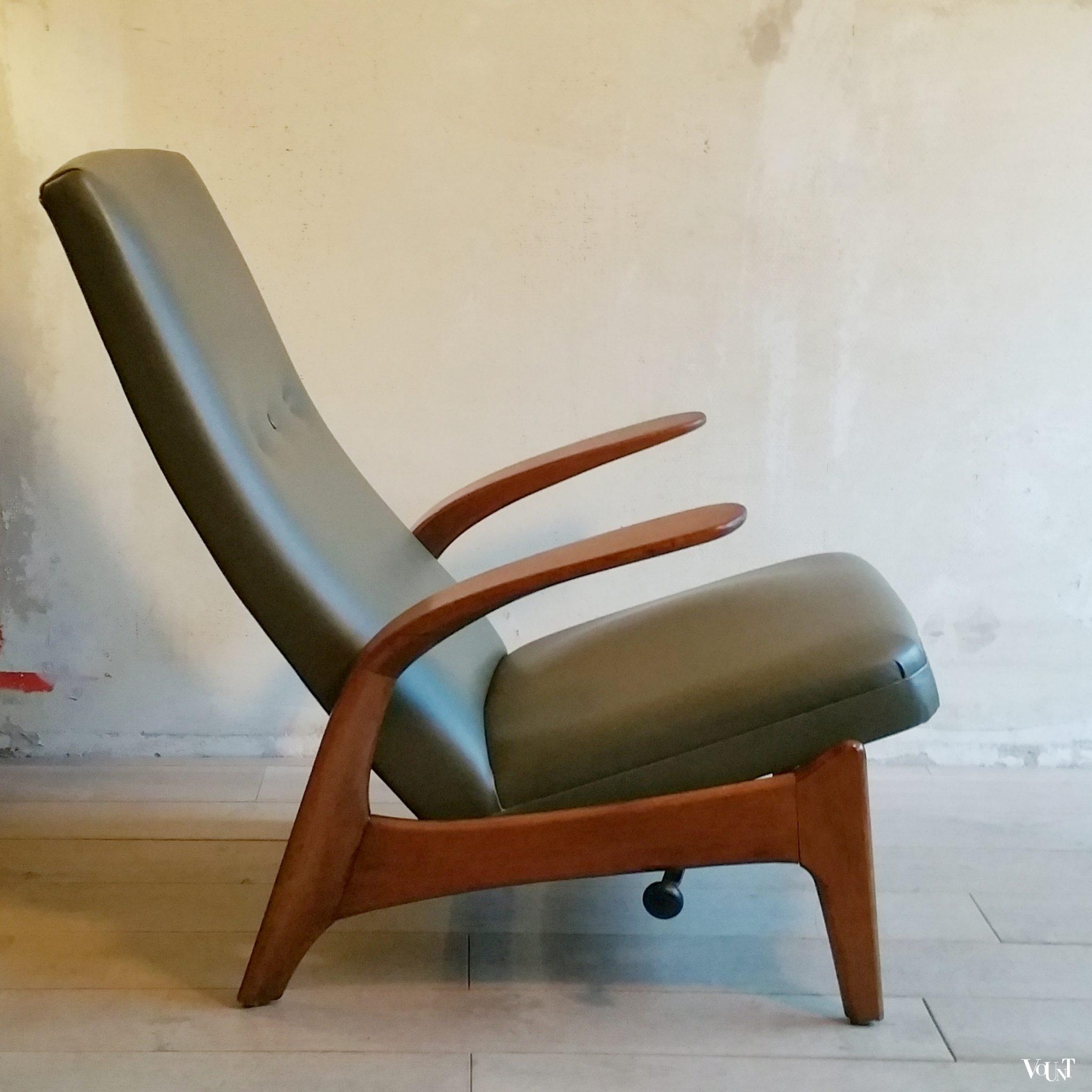 Rock 'n Rest verstelbare fauteuil van Gimson & Slater, jaren '60