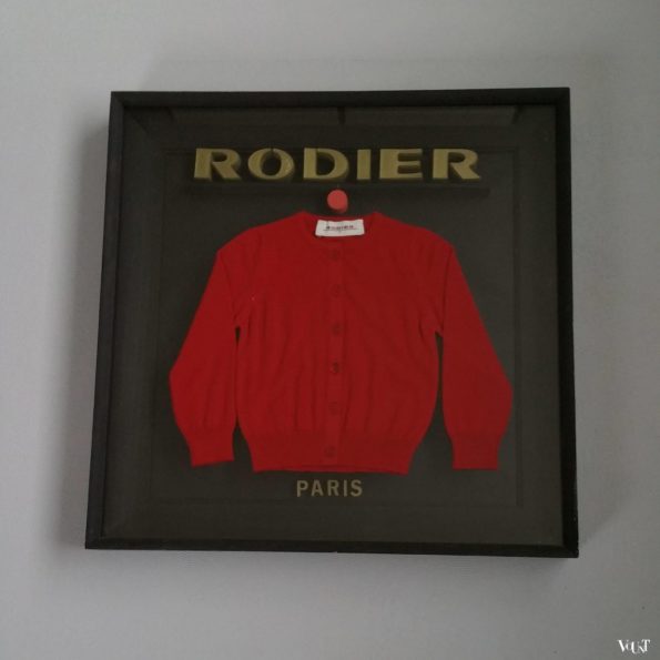 Vintage display Rodier Paris, jaren '70