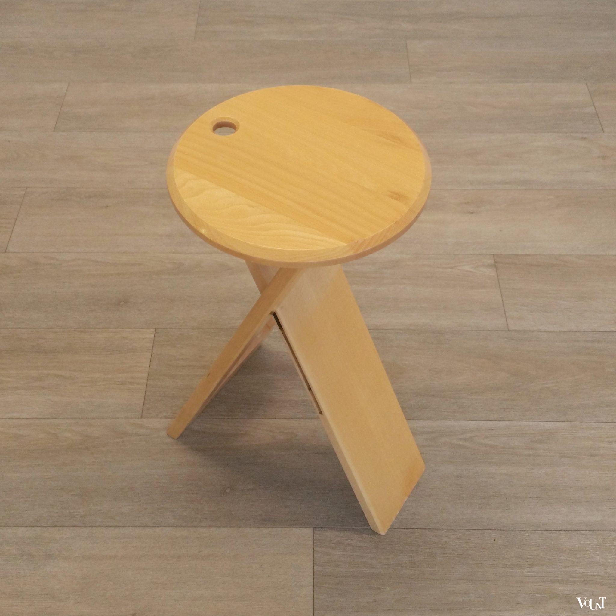 Opvouwbare kruk Suzy, Adrian Reed voor Princes Design Works, jaren '80