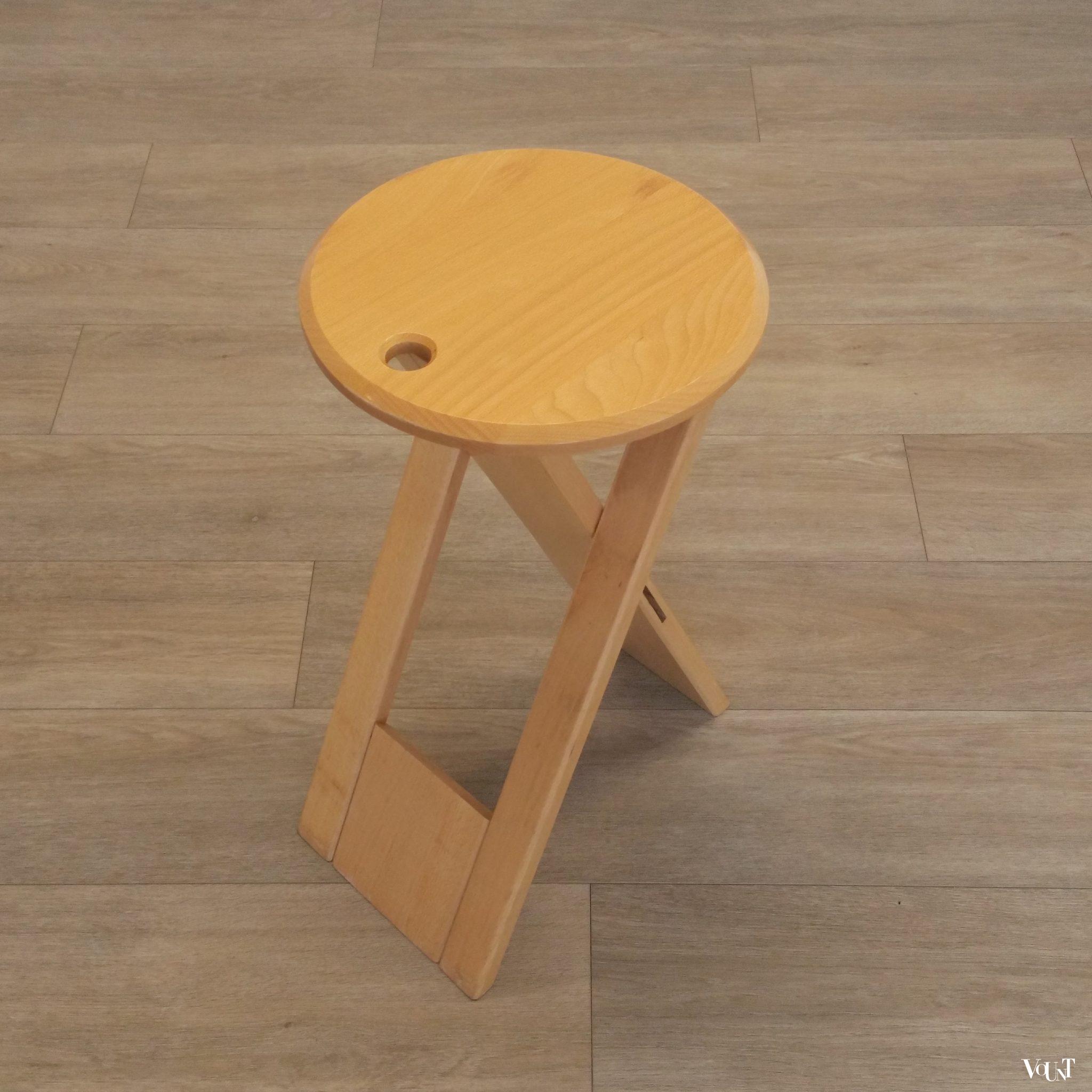 Opvouwbare kruk Suzy, Adrian Reed voor Princes Design Works, jaren '80