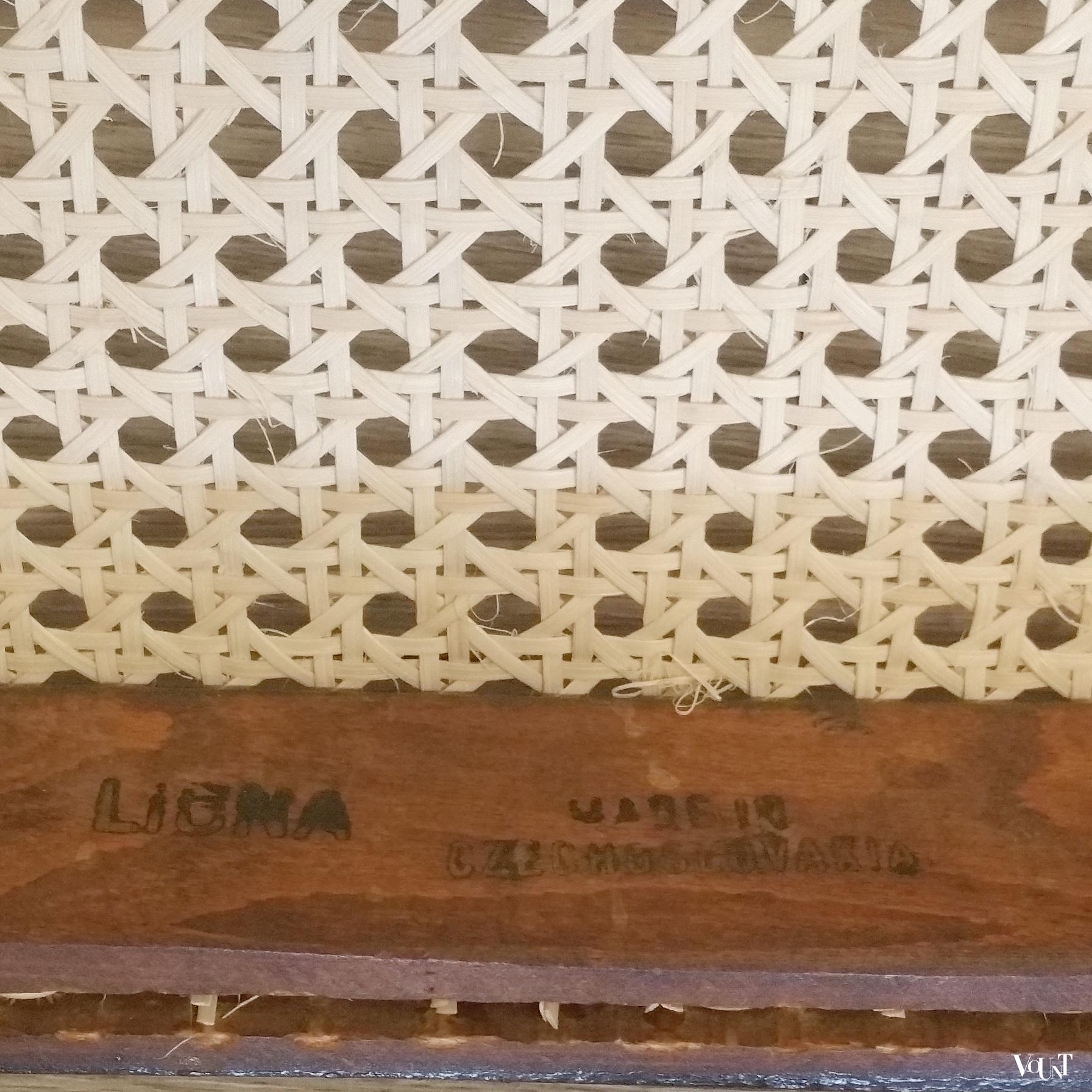 Set van 4 Praag of 811 stoelen, Ligna, jaren '50/'60