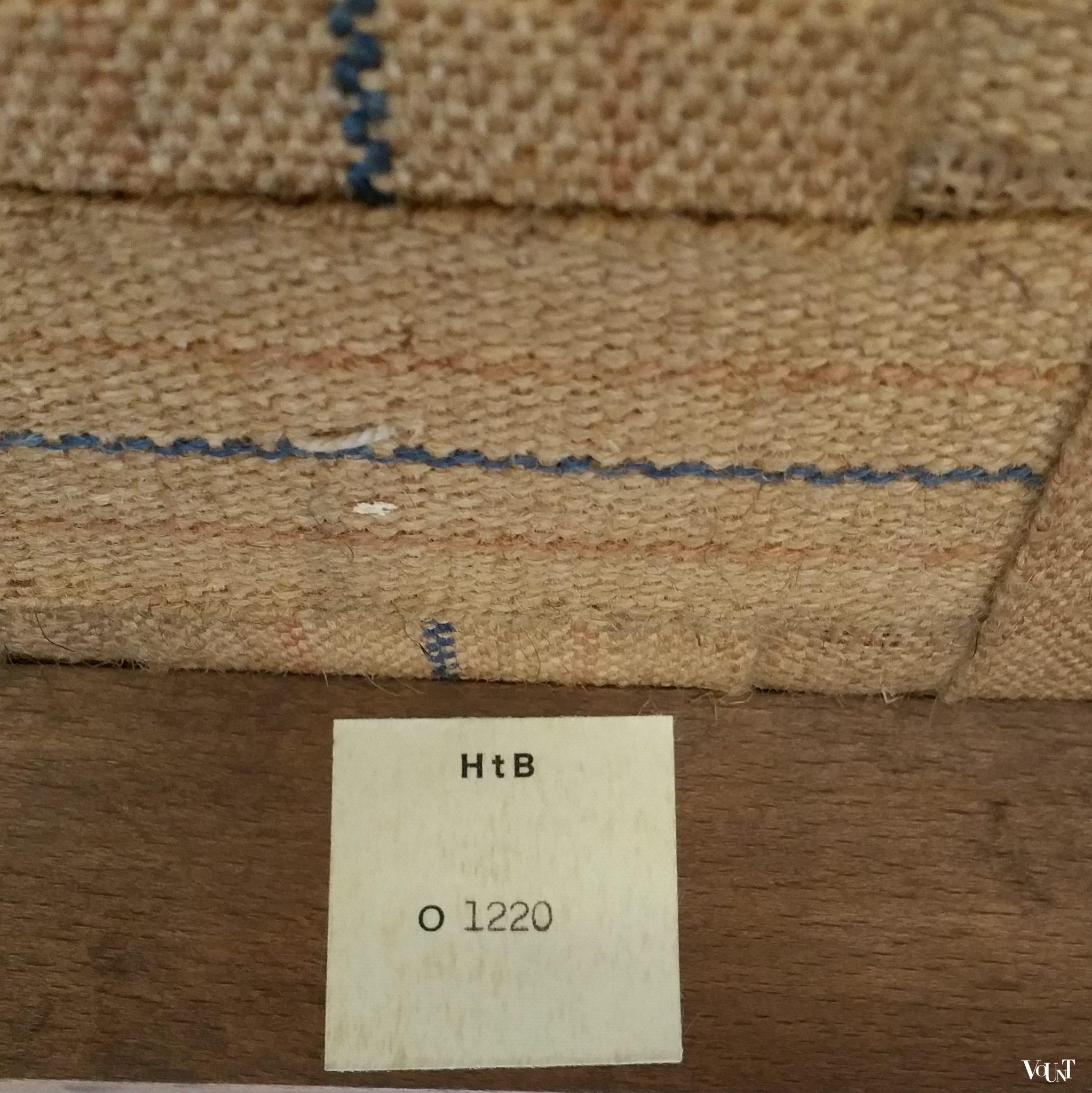 Set van 5 antieke eettafelstoelen met florale stof (Paleis Huis ten Bosch)