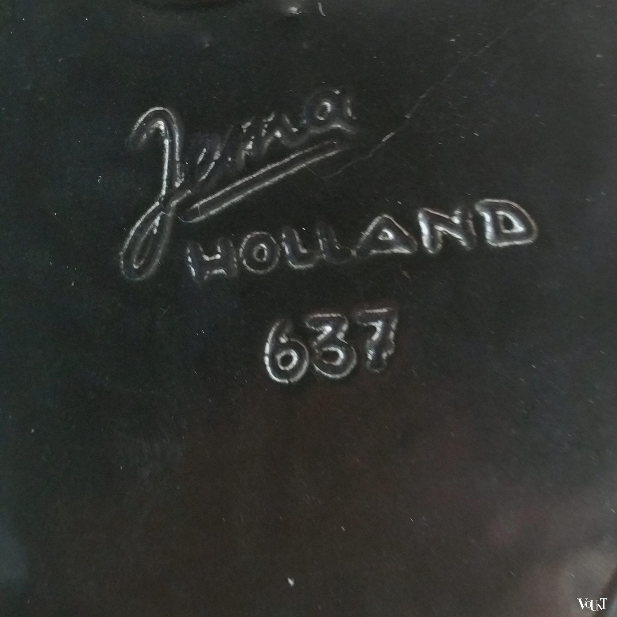 Wanddecoratie keramisch vrouwenhoofd, Jema Holland, jaren '50