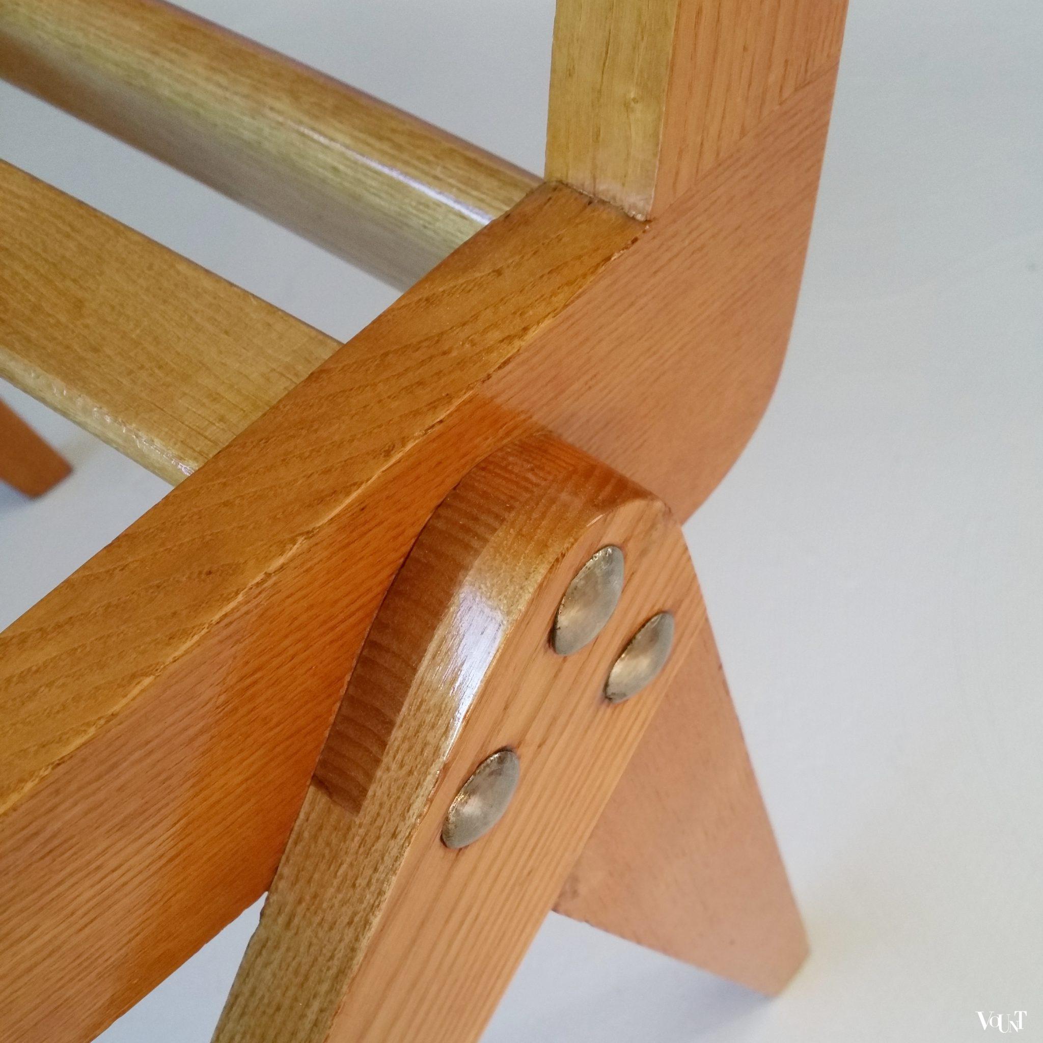 Compas stoel, Pierre Jeanneret en Charlotte Perriand, jaren '40