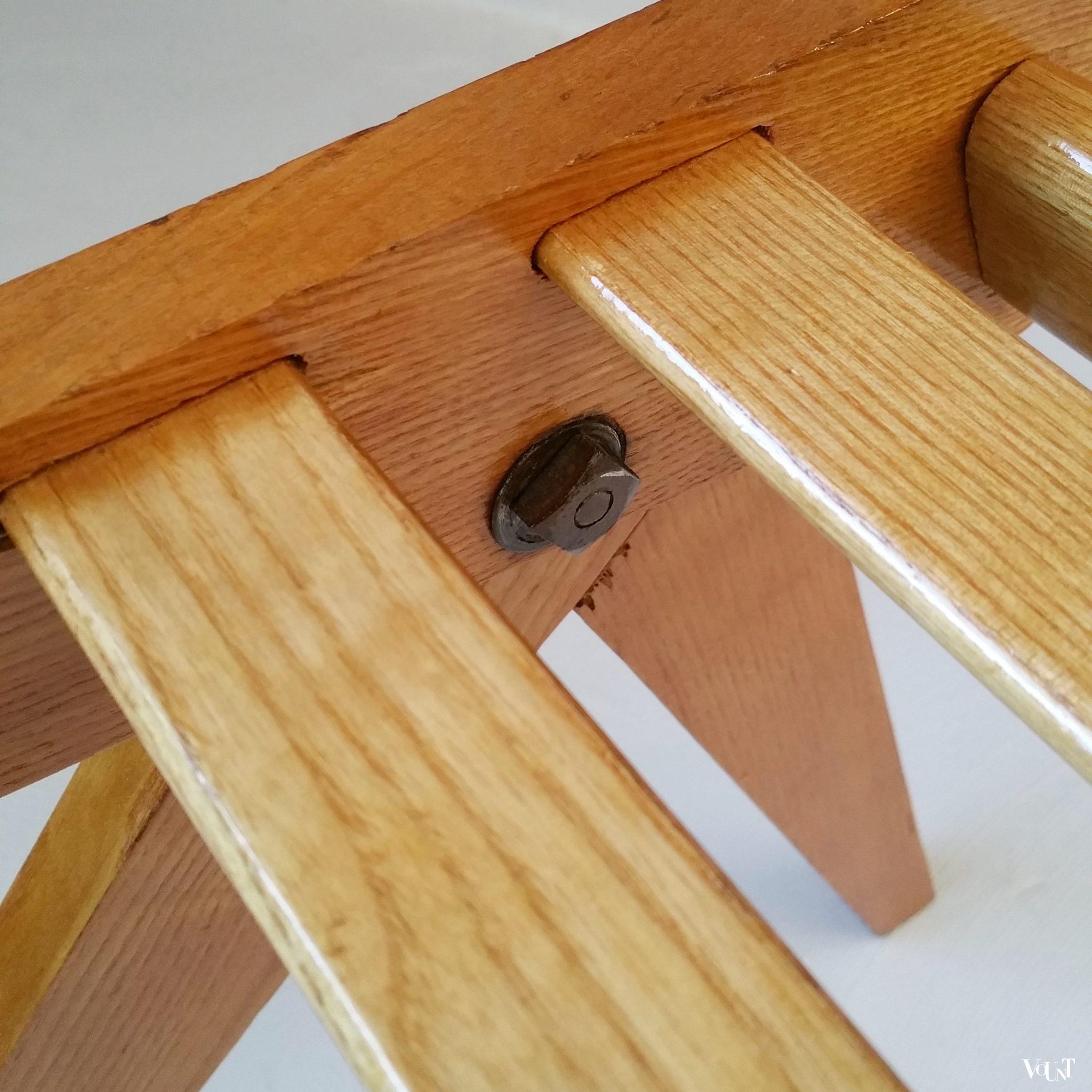 Compas stoel, Pierre Jeanneret en Charlotte Perriand, jaren '40