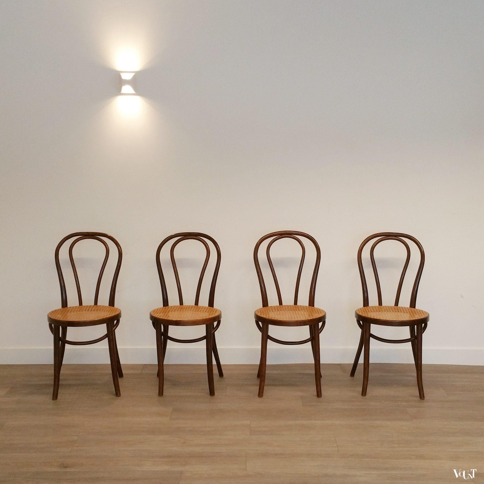 Set van 4 nr. 18 stoelen, ZPM Radomsko, jaren '70