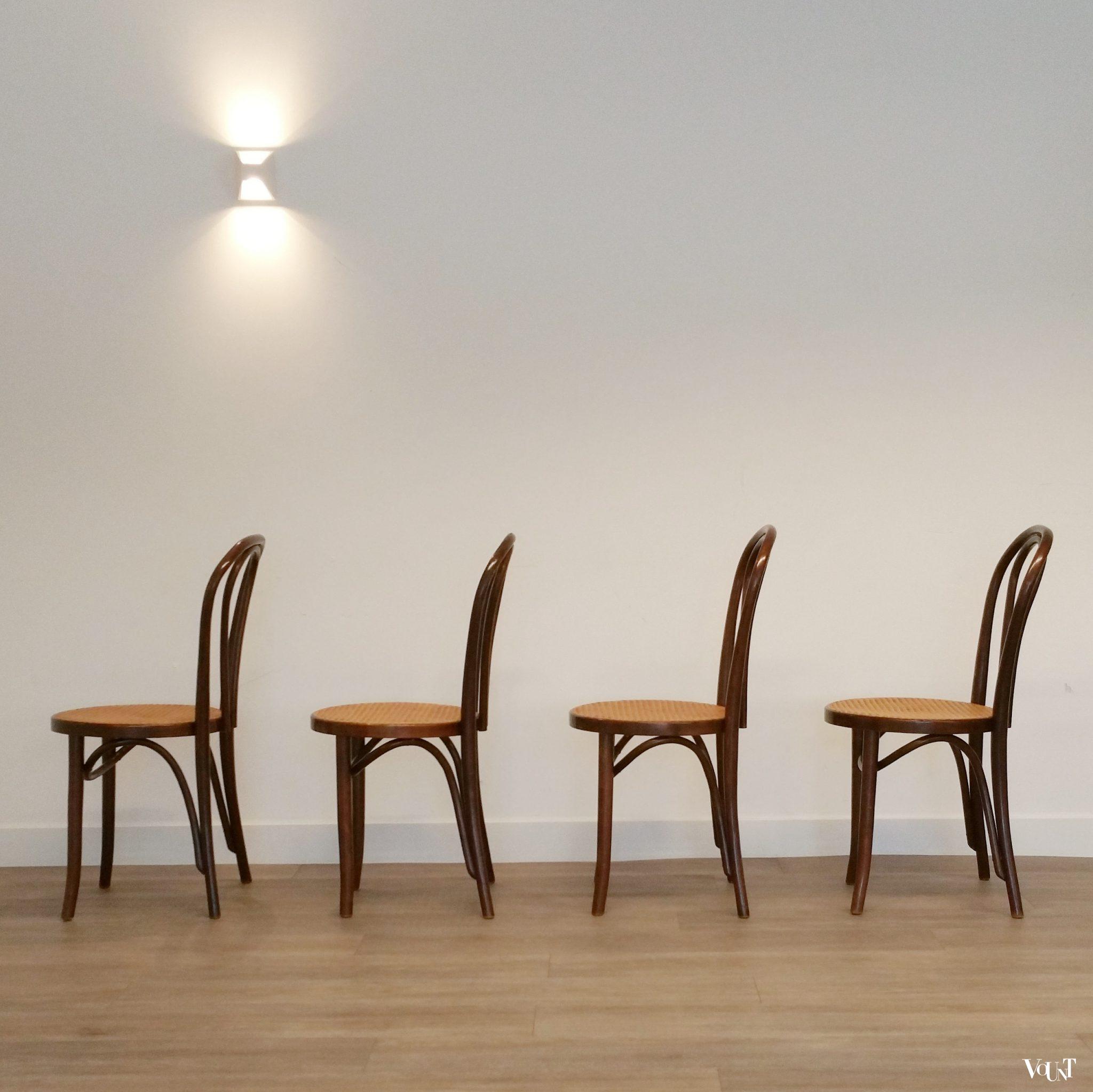 Set van 4 nr. 18 stoelen, ZPM Radomsko, jaren '70