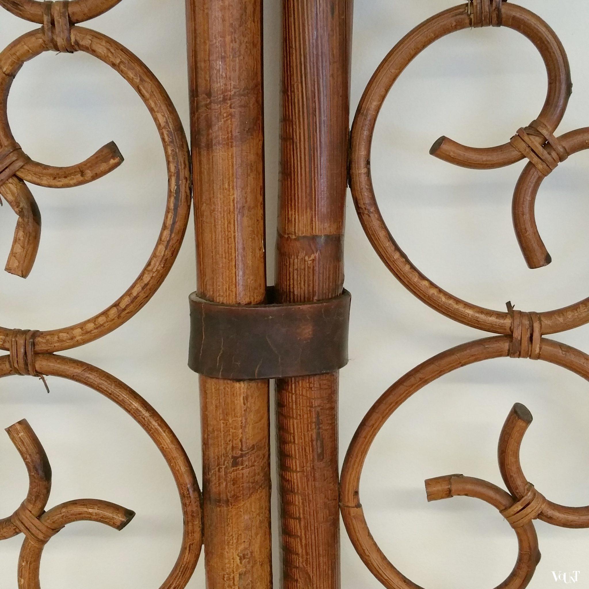 Rotan kamerscherm / room divider, jaren '70