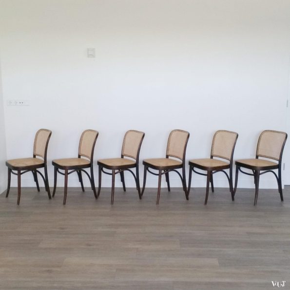 Set van 6 Praag of 811 stoelen, jaren '60