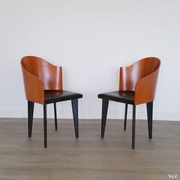 Set van 2 Toscana stoelen, Piero Sartogo voor Saporiti Italia, jaren '80