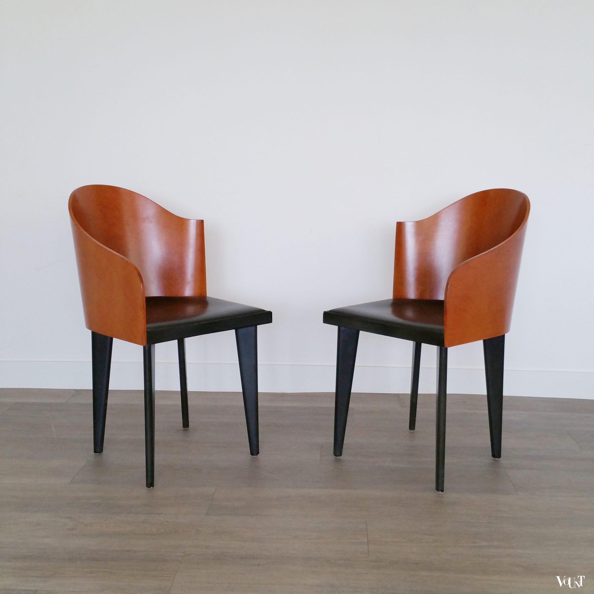 Set van 2 Toscana stoelen, Piero Sartogo voor Saporiti Italia, jaren '80