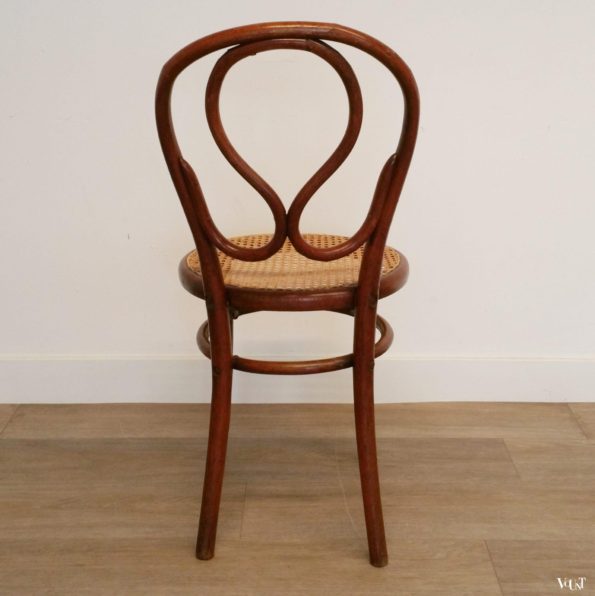 Set van 4 originele Thonet-stoelen nr. 20, eind 19e eeuw