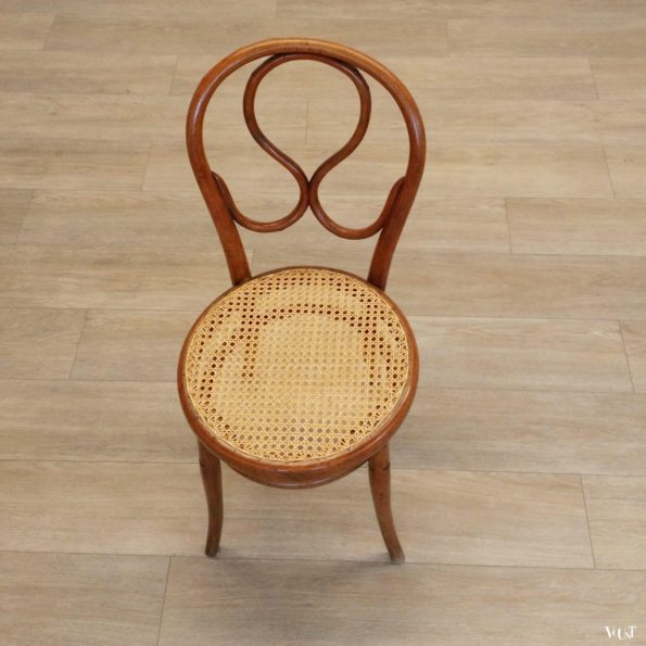 Set van 4 originele Thonet-stoelen nr. 20, eind 19e eeuw