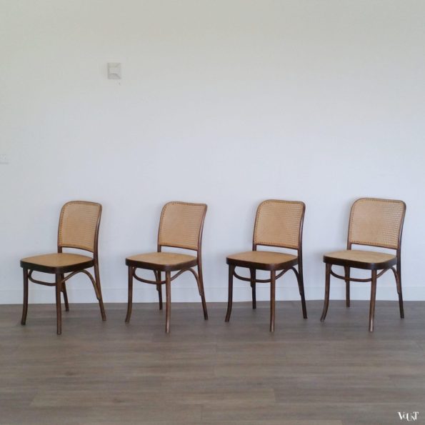 Set van 4 Praag of 811 stoelen, FMG, Polen, jaren '60