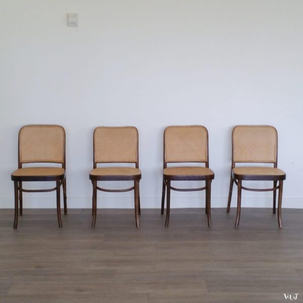 Set van 4 Praag of 811 stoelen, FMG, Polen, jaren '60