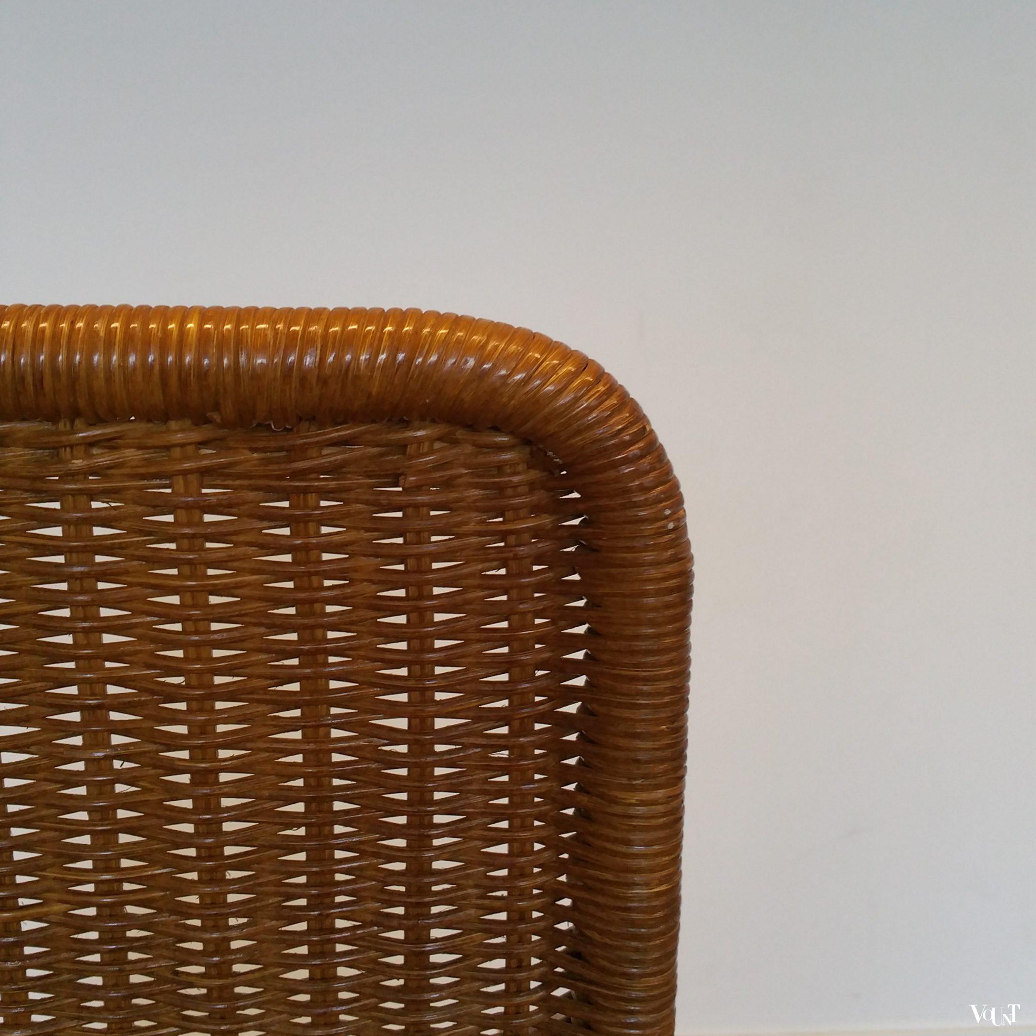 Rotan fauteuil, jaren '60