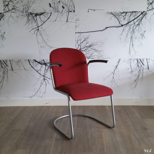 Stoel 413, W.H. Gispen voor Gispen, jaren '50/'60