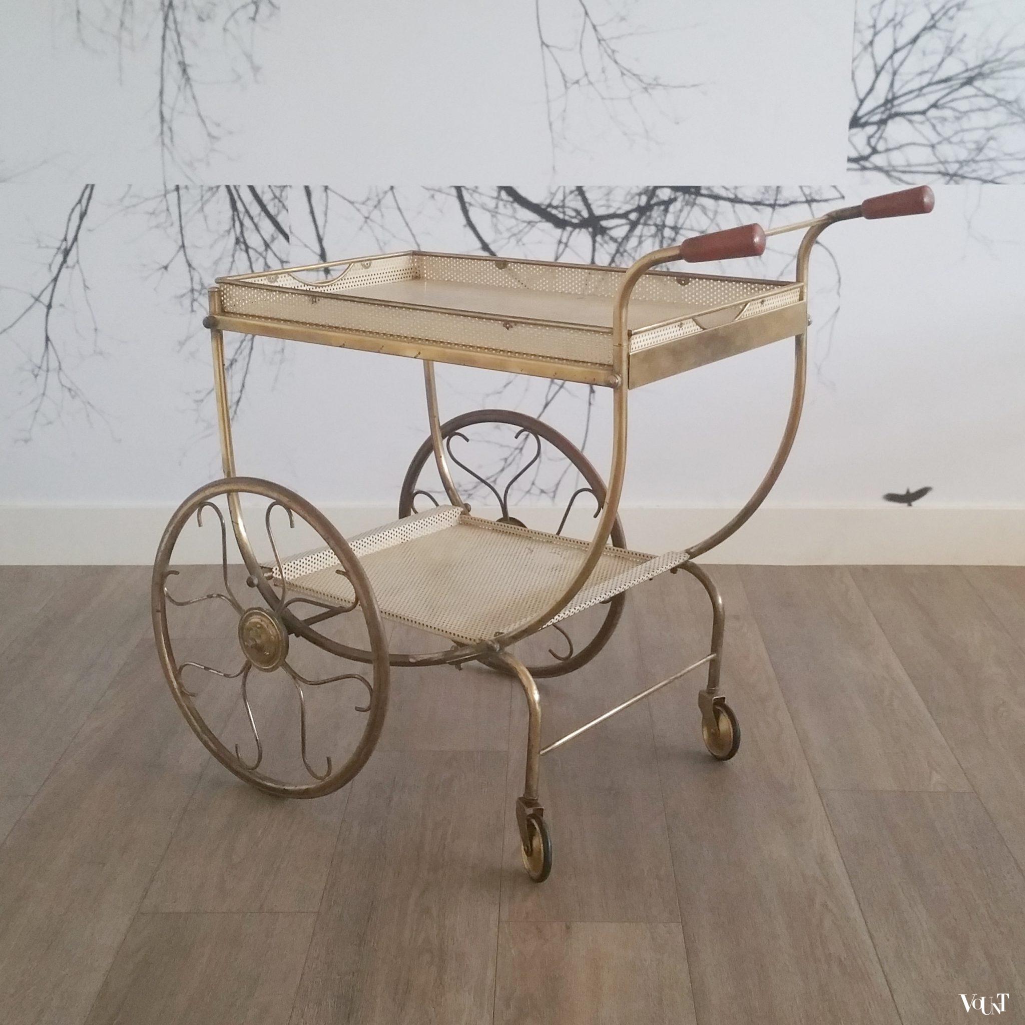 Zweedse jaren '50 trolley / bar cart, Josef Frank voor Svenskt Tenn