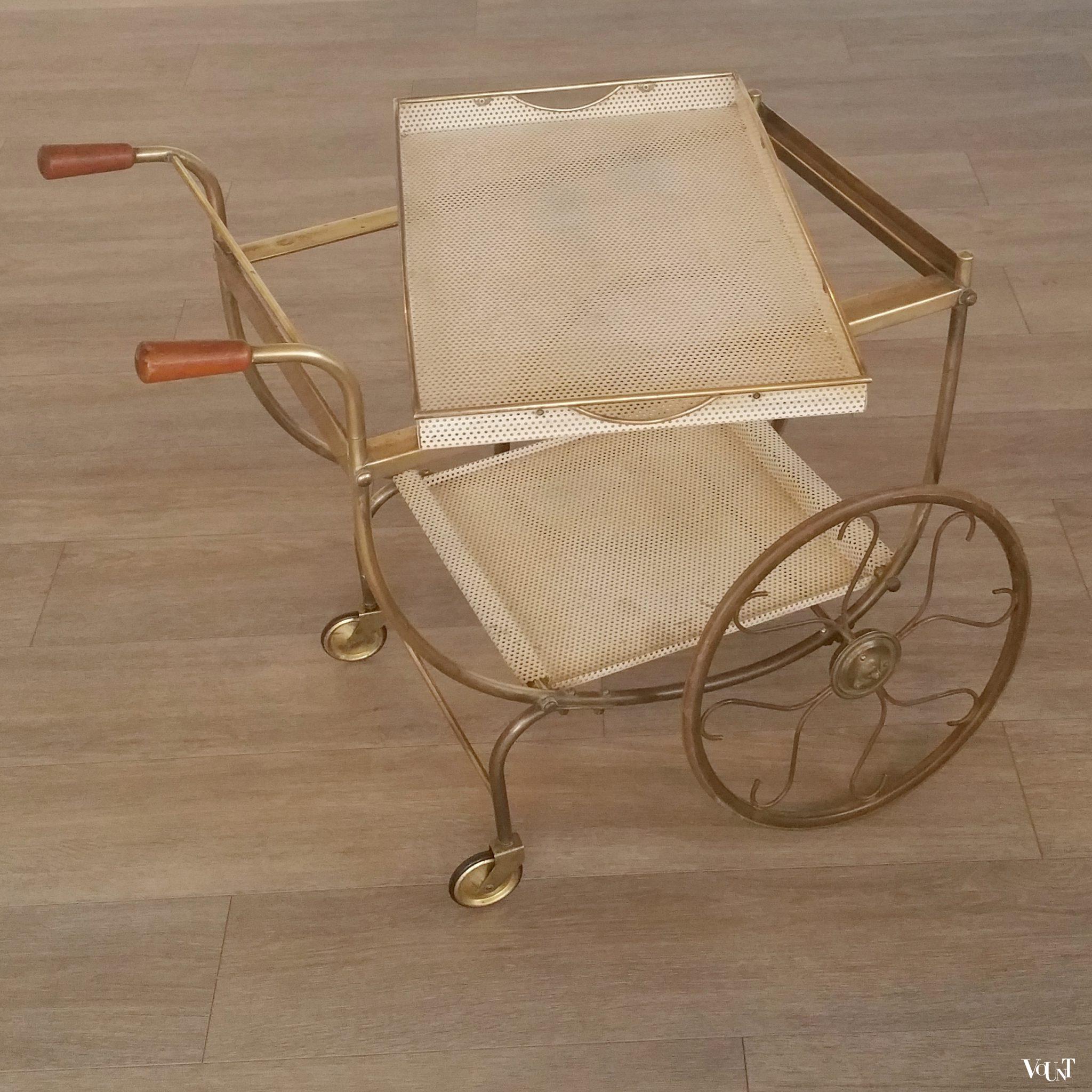 Zweedse jaren '50 trolley / bar cart, Josef Frank voor Svenskt Tenn