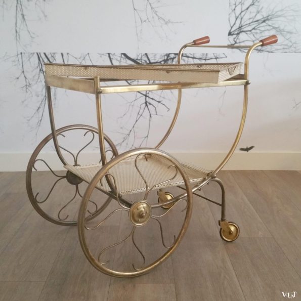 Zweedse jaren '50 trolley / bar cart, Josef Frank voor Svenskt Tenn