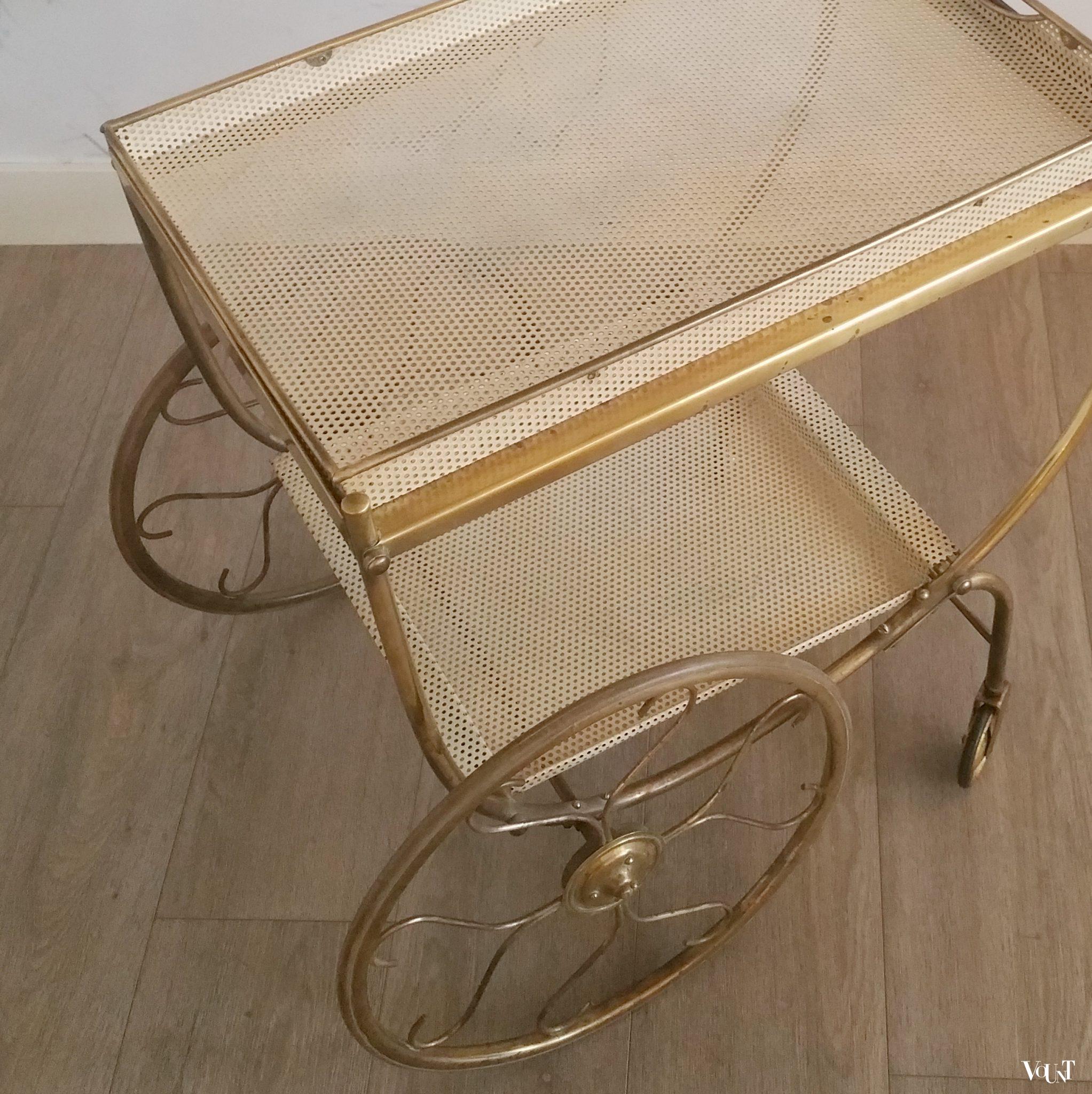 Zweedse jaren '50 trolley / bar cart, Josef Frank voor Svenskt Tenn