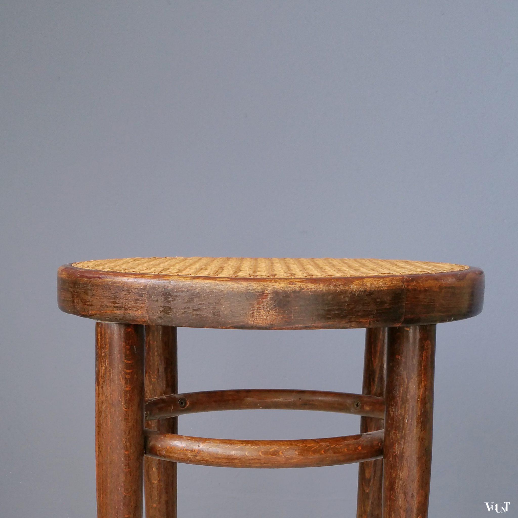 Set van 2 originele Thonet-krukken, Oostenrijk, ca. 1900