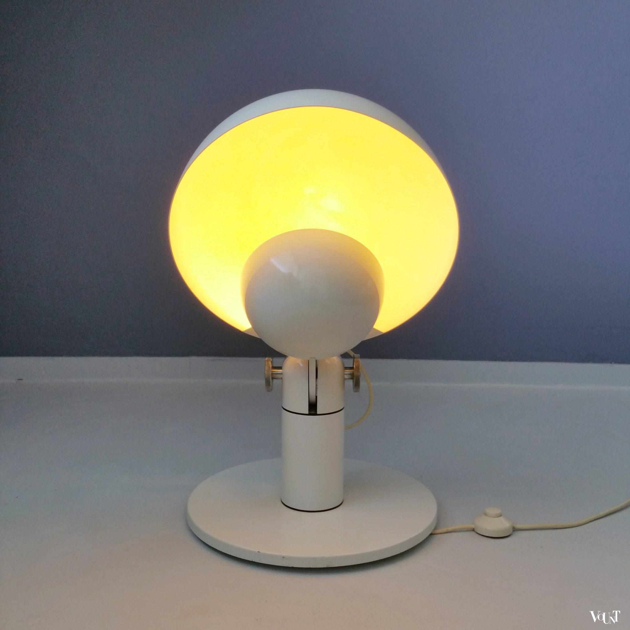 Tafellamp / vloerlamp "Cuffia", Francesco Buzzi Ceriani voor Fratelli Francesconi, jaren '60