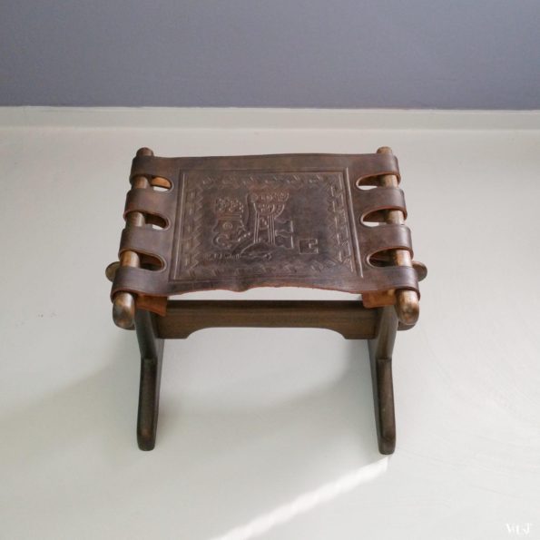 Voetenbank / ottoman, Angel Pazmino voor Meubles de Estilo, jaren '60