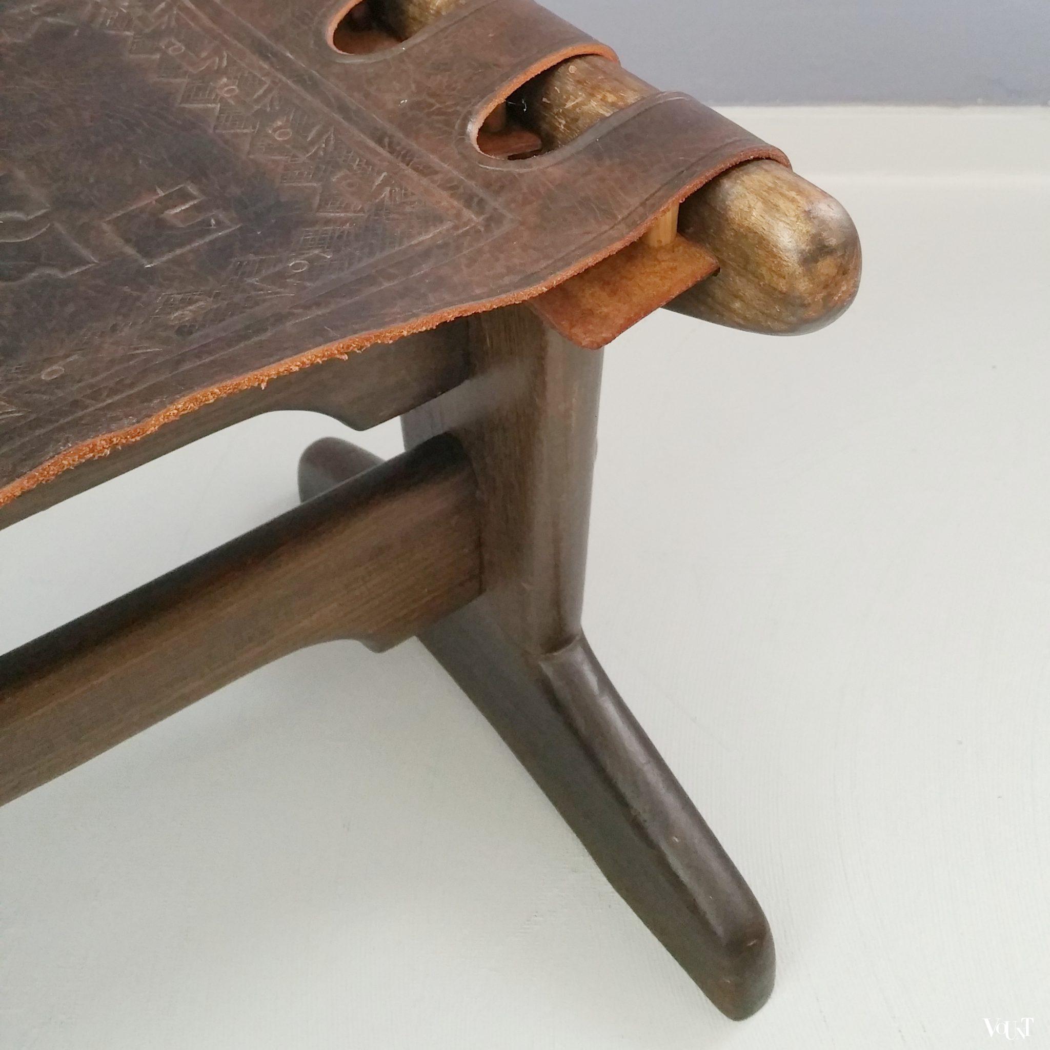 Voetenbank / ottoman, Angel Pazmino voor Meubles de Estilo, jaren '60