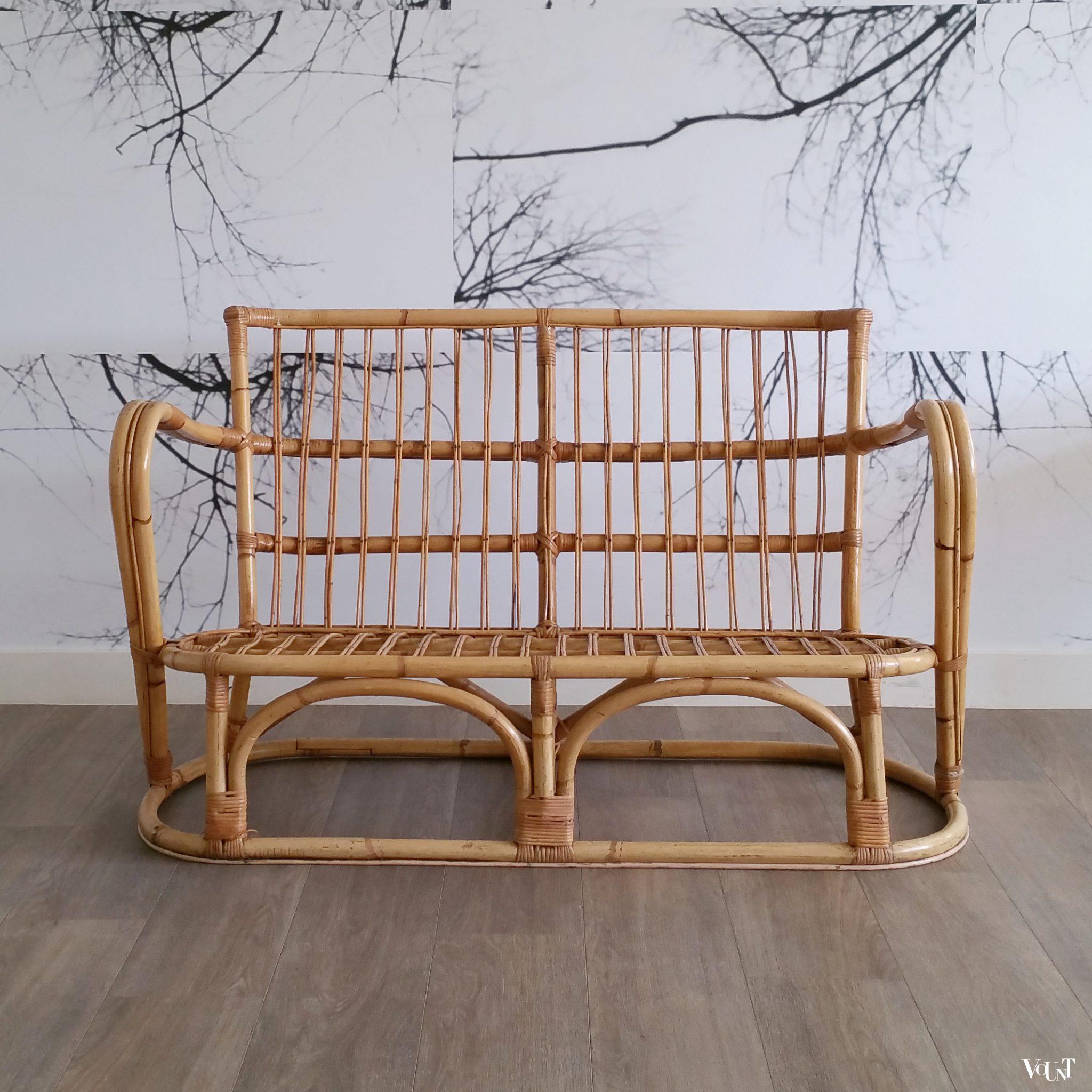 Rotan bankje, jaren '50