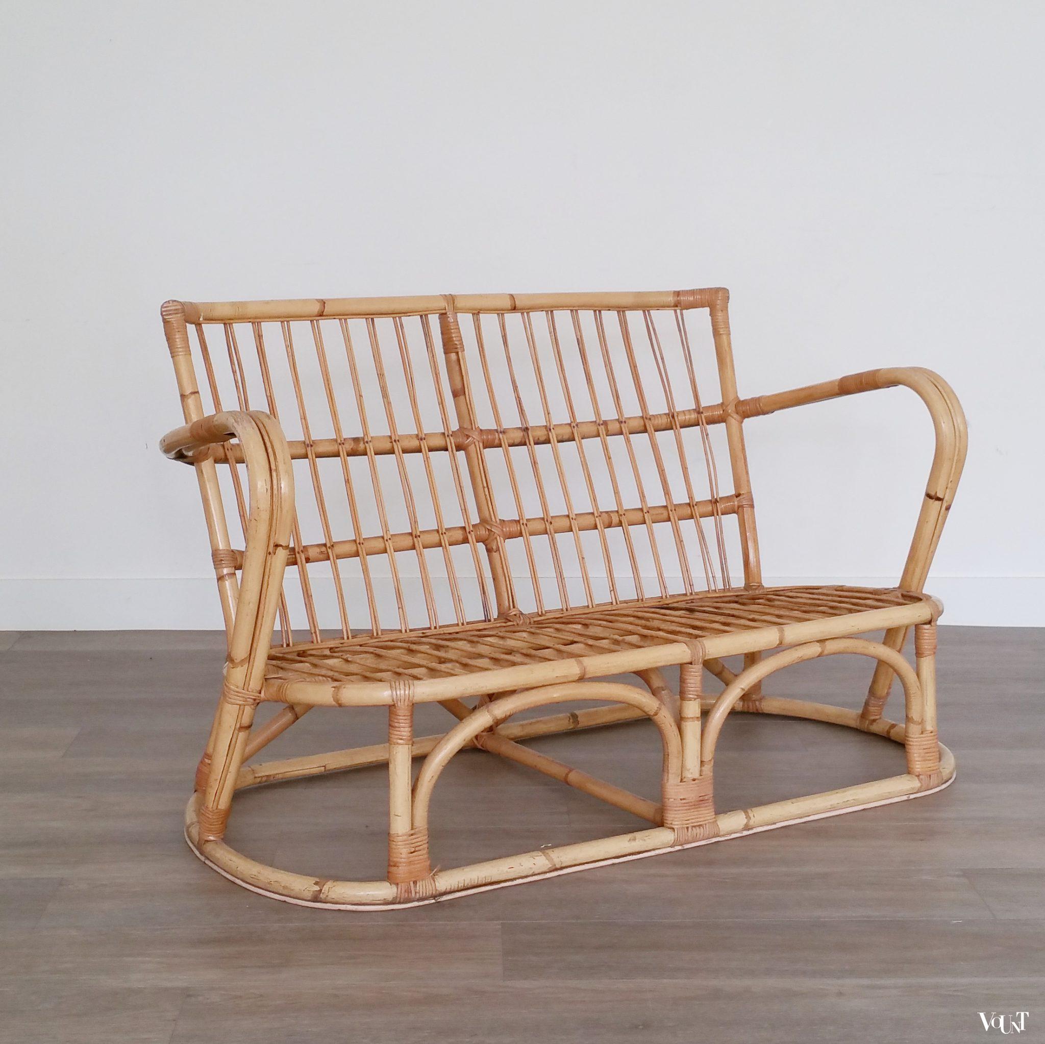 Rotan bankje, jaren '50