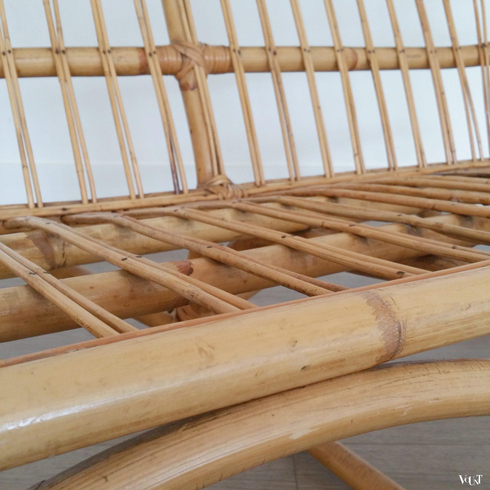 Rotan bankje, jaren '50