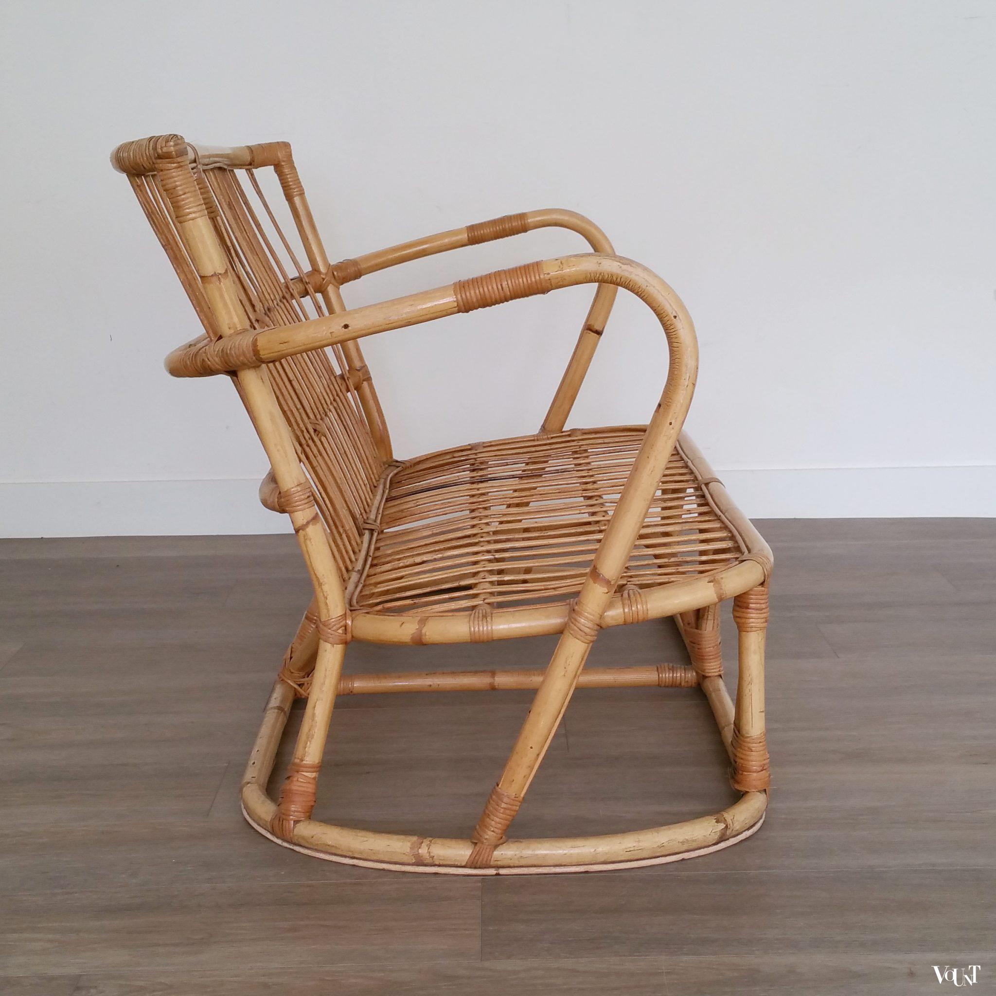 Rotan bankje, jaren '50